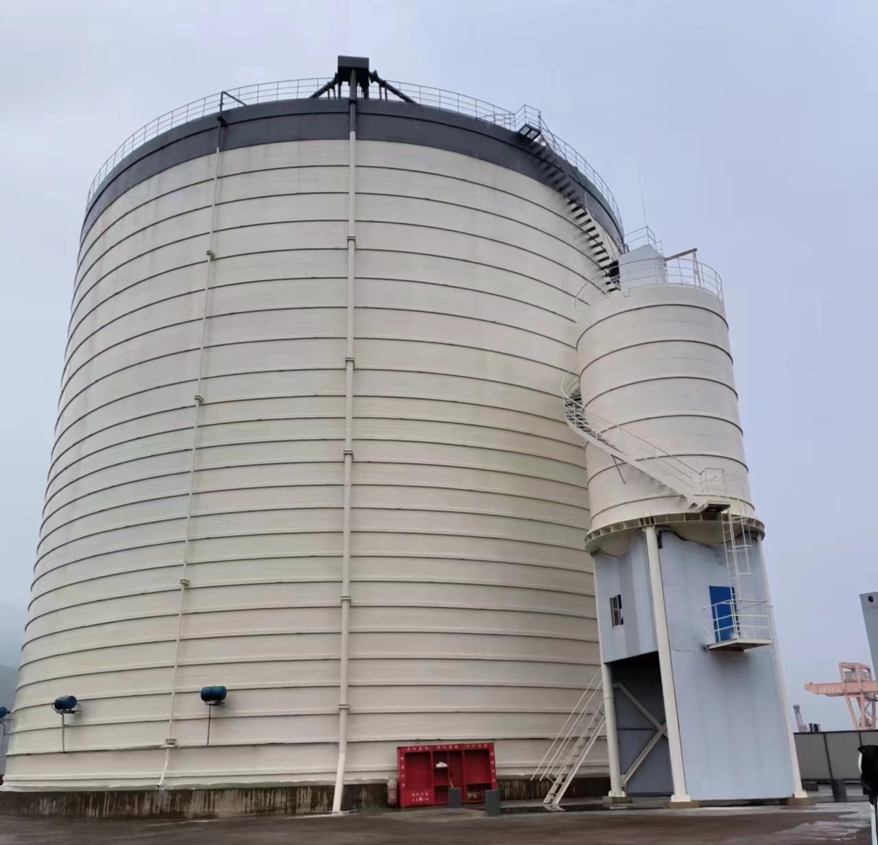 长丰10万吨水泥钢板库